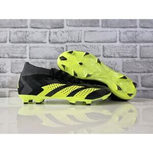 adidas Predator Accuracy.2 FG Soccer Cleats Black Volt IG0781 Men's Size 8.5